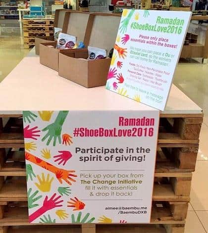 BaemBu's Ramadan #ShoeBoxLove campaign