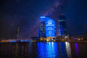 Dubai Festival City honours front liners with #LightItBlue initiative